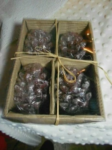 recyclable packing and gift 4 glitter pinecone candles small gift # 6035 - Imagen 1 de 4