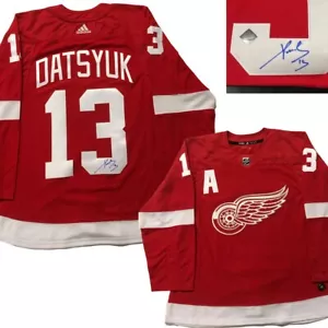 PAVEL DATSYUK Signed Detroit Red Wings Red Adidas PRO Jersey - Picture 1 of 2