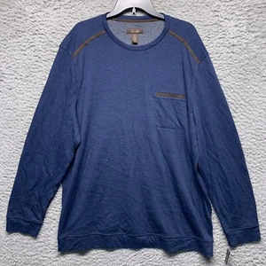 Tasso Elba Sweatshirt Herren XXL Dunkelblau Rundhals Langarm Pullover 2XL - Bild 1 von 6