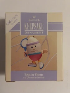 Hallmark Andenken Ostern Frühling Ornament 1993 Eier in Sport Tennis Sammlung - Bild 1 von 2