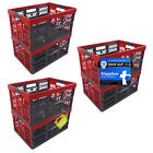 6 x professional - folding box 45 L to 50 kg anthracite / red folding box box box box box