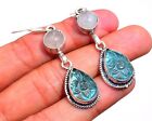 Natural Moonstone Gemstone Earrings 925 Sterling Silver Jewelry Gift for Her