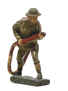 Elastolin, Lineol Soldat mit Flamenwerfer. Wehrmacht, Militär 7cm
