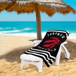 Northwest NBA Toronto Raptors "Stripes" Beach Towel, 30" x 60" - Picture 1 of 6