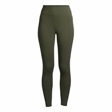 OLIVE GREEN Curvy PLUS TC SIZE Womens Solid Buttery Soft Leggings Pants 12-18