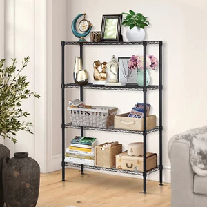4 Tier Wire Shelving Unit, 54"x36"x14 Adjustable NSF Metal Shelf Storage Rack - Picture 1 of 9