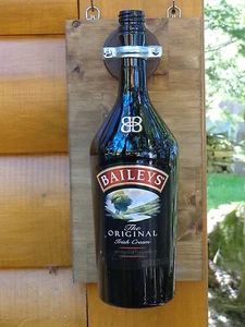 Individual Hanging Bottle Sconce/Wood Mounted/Rustic/Cabin/Bar/Wall Decor (B) - Picture 1 of 2