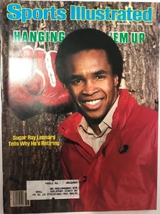Sports Illustrated Sugar Ray Leonard Hanging Em Uo November 15, 1982 - Picture 1 of 1