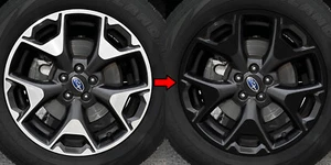 Superposición de vinilo cromado Delete Blackout para ruedas Subaru Crosstrek 2018-23 de 17 - Imagen 1 de 7