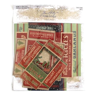 Tim Holtz CHRISTMAS 2018 Vignette Box Tops Rare! Holiday Vintage - Picture 1 of 4