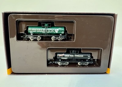 Marklin Mini-Club Z-Scale 82251, Shamrock and Union Texas Tank Car Set Mint - Image 1 of 4