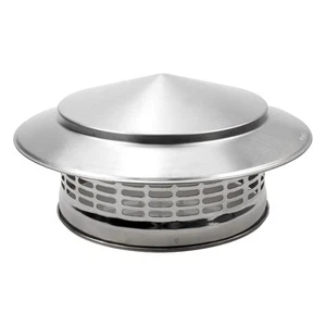 7.87 Inch Round Stainless Steel Chimney Cap, Cone Top Chimney Cap Round Chimn... - Picture 1 of 6