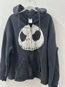 Disney Nightmare Before Christmas Jack Skellington Full Zip Sweatshirt XL - Bild 1 von 8