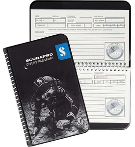 ScubaPro Water Proof Pages Divers Log Book - Picture 1 of 2