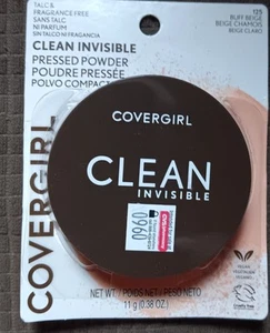 Covergirl Clean Invisible Pressed Powder #125 Buff Beige - Picture 1 of 4