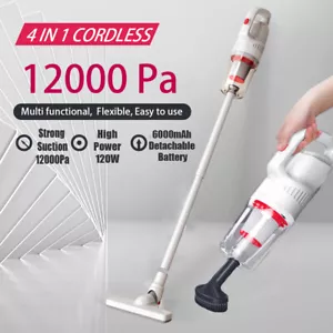 Mini Portable Wireless Handheld Vacuum for Home Pet Hair Hard Floor 12Kpa/120W - Picture 1 of 12