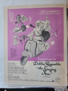 1966 Magazine Movie Ad  "The Singing Nun" - Picture 1 of 2