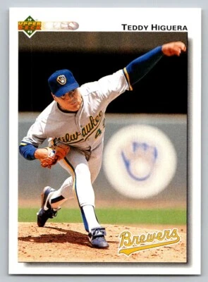 1992 Upper Deck - Teddy Higuera #138 - Image 1 of 2