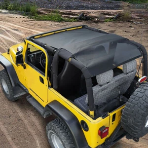 Cubierta superior de bikini de malla para techo protección UV para Jeep Wrangler TJ 1997+ - Imagen 1 de 7