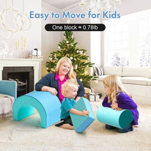 Kids 5PCS Climb and Crawl Activity Play Set Safe Foam Blocks Soft Climber US - Picture 1 of 12