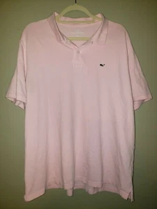 Vineyard Vines Men's XL Pink Short Sleeve Polo Shirt - Picture 1 of 4