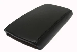 Fits 07-12 Nissan Altima Black Real Leather Center Console Armrest Cover - Bild 1 von 6