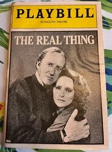 TheRealThing Playbill-Nicol Williamson- PlymouthTheatreBroadway 1985-Yul Brynner - Bild 1 von 5