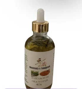 Rosemary & Fenugreek  11 Herbs Concentrated Fast Hair Growth Oil All Hair Types - Picture 1 of 6