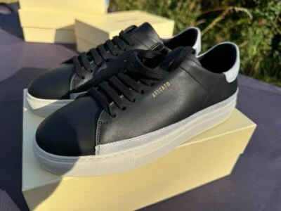 ⭐️ Axel Arigato Clean 90 Glitter Trainers Shoes | Black & Silver | UK 6.5 NEW