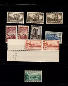 France SC# 342-347 Mint LH OG 1838 Famous Landmarks - Picture 1 of 2