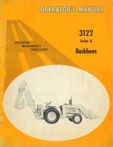 Accesorio de retroexcavadora manual del operador IH International 3122 serie A 2400A 500C - Imagen 1 de 11