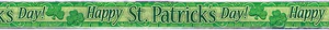 Bandera de lámina del día de San Patricio decoración trébol - Imagen 1 de 1