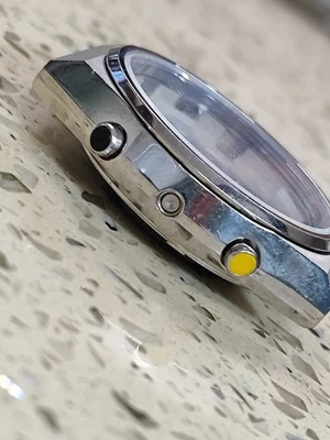 Винтажные цифровые часы Citizen Crystron LC 50 1077 / 4-095618 корпус на запчасти новые из старых запасов задние - Изображение 1 из 4