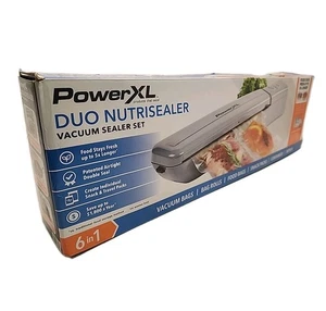 PowerXL- Duo NutriSealer 6-in-1 Vacuum Sealer Set Keep Food Fresh  - Picture 1 of 8