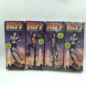Complete Kiss Destroyer Model Kits – All 4 Members Polar Lights Unused - Picture 1 of 8