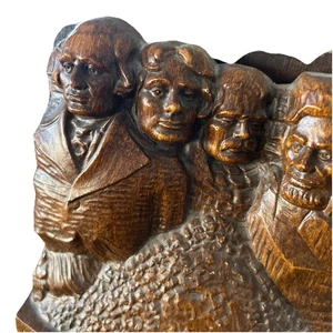 Vintage "The Shrine of Democracy" Mt. Rushmore National Memorial Buchstützen - Bild 1 von 13