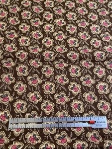 VTG COTTON FABRIC FROM THE AMERICAN TEXTILE HISTORY MUSEUM Cocheco 2.6 Yards - Picture 1 of 6