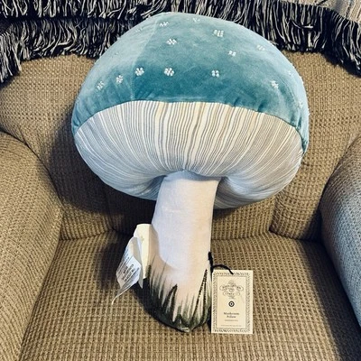 Almohada decorativa con cuentas azul champiñón objetivo John Derian 2024 otoño novedad nueva con etiquetas Foto 1 de 4