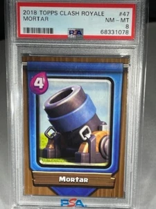 2018 Topps Clash Royale Card Mortar PSA 8 - Bild 1 von 2