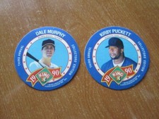 DALE MURPHY and Kirby Puckett 1990 KING B DISC