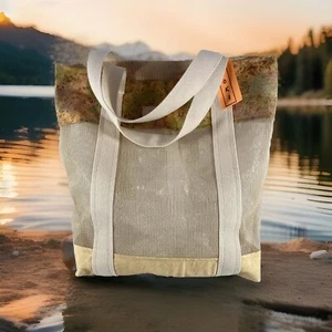 SOKA Extra Large Mesh Tote Bag Beach, Ocean, Swim, Sand, Shoulder Bag NEW! - Picture 1 of 8