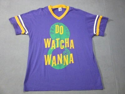 Camisa Dirty Dozen Banda de Latón Adulto XL De Colección Púrpura Do Whatcha Wanna Cuello en V Foto 1 de 4