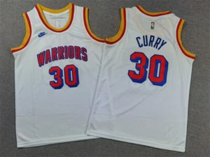 Steph Curry 30# Basketball Jersey All Stitched Kid Size S - Picture 1 of 4