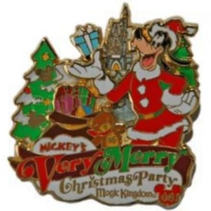 Disney Pin Goofy Santa Mickey's Very Merry Christmas Party Spinner '08 LE 66341 - Picture 1 of 1