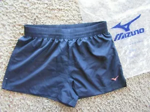 NWT Mizuno New Runner Escuro Navy Blue Elastic Waist Shorts Women's Size Petite - Picture 1 of 3
