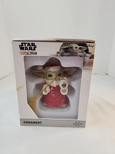 Lenox Santa Grogu Yoda Christmas Ornament Star Wars Mandalorian Child - Picture 1 of 9
