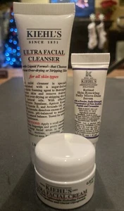 Lot Of 3 Kiehl's Products Retinol Skin Renewing Daily Micro Dose Serum, Ultra .. - Picture 1 of 1