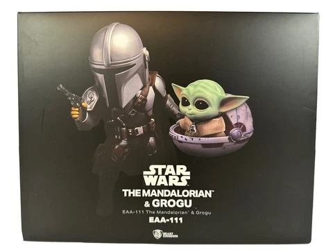 Star Wars Mandalorian & Child Grogu Beast Kingdom Egg Attack EAA-111 Figures Cover