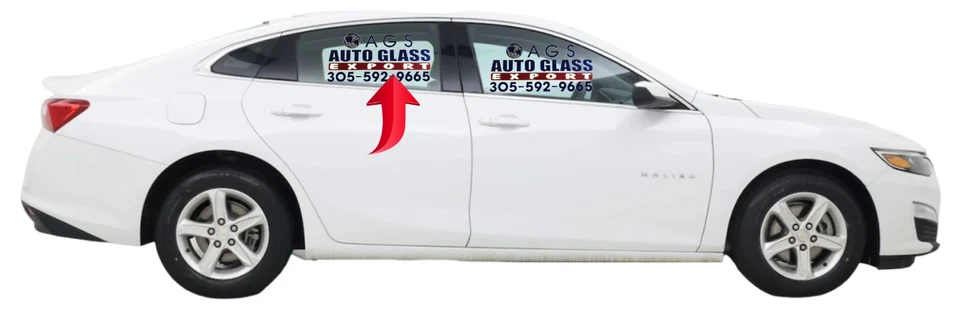 2016-2024 CHEVROLET MALIBU 4D SEDAN Door REAR RIGHT (Solar)(3.9mm) DD12810GTN - Imagem 1 de 1