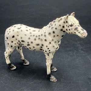 Schleich Knabstrupper Appaloosa Mare Horse 5.5" Figure 2006. SilveR Shoes - Picture 1 of 6